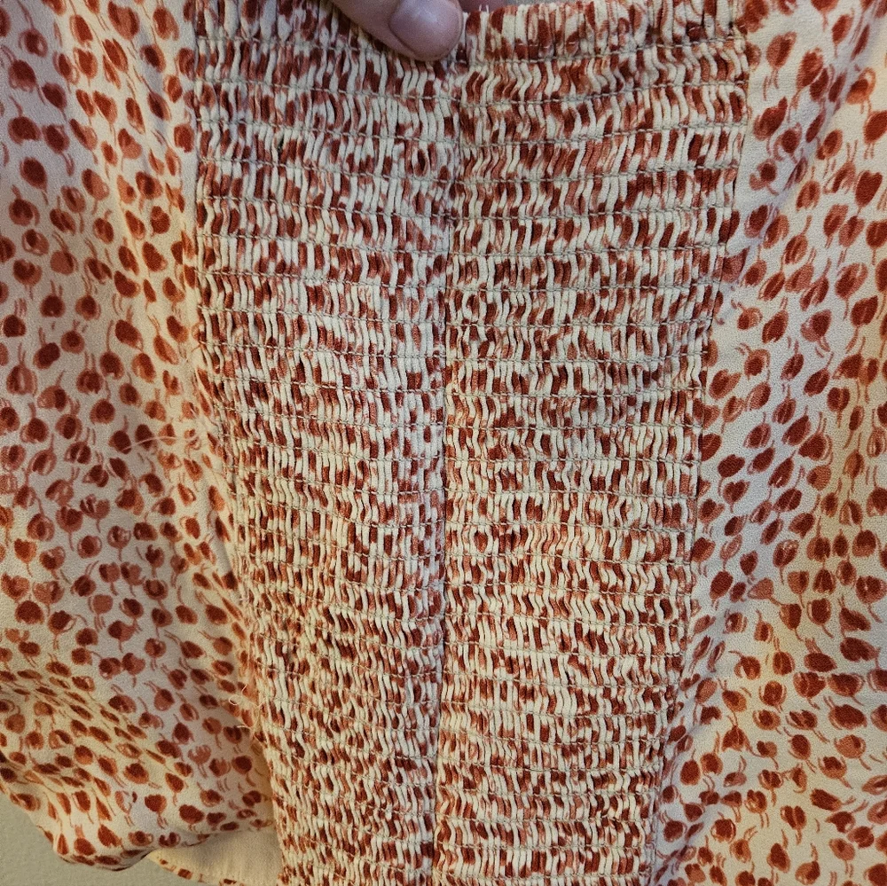 Reformation Size 4 Sleeveless Fitted Floral Print Diandra Top In Alma Print - Picture 6 of 7